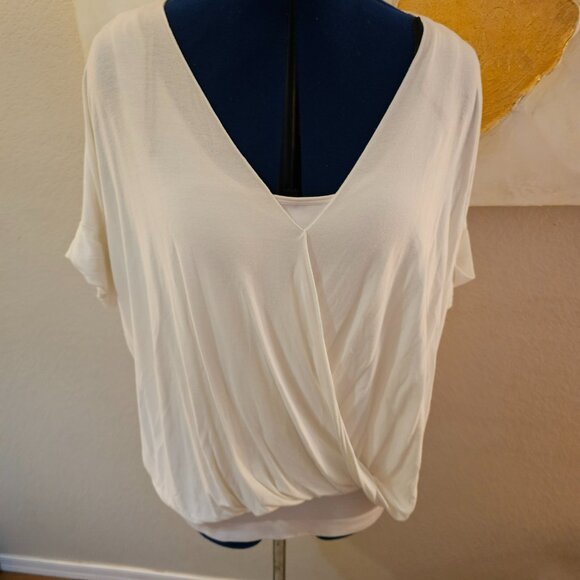 White faux wrap top - Picture 6 of 8